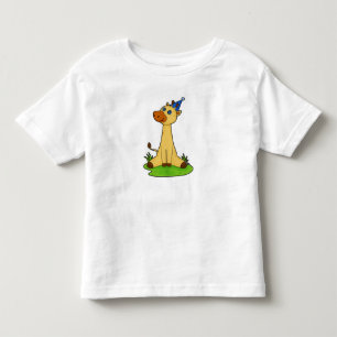 Camiseta Girafa com chapéu de festa