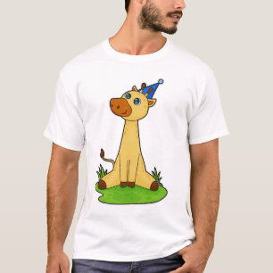 Camiseta Girafa com chapéu do Partido