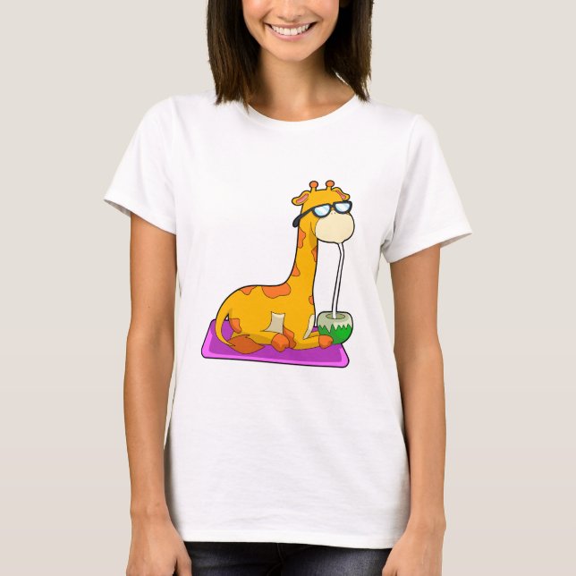 Camiseta Girafa com coco (Frente)