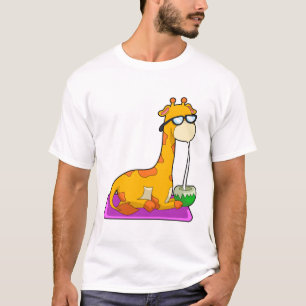 Camiseta Girafa com coco