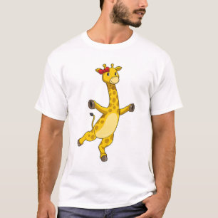 Camiseta Girafa com Faixa de Opções