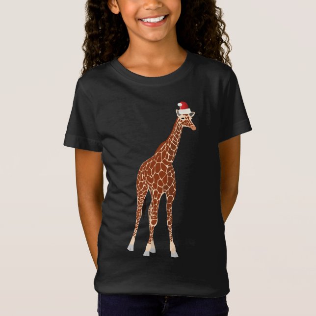 Camiseta Girafa com Natal (Frente)