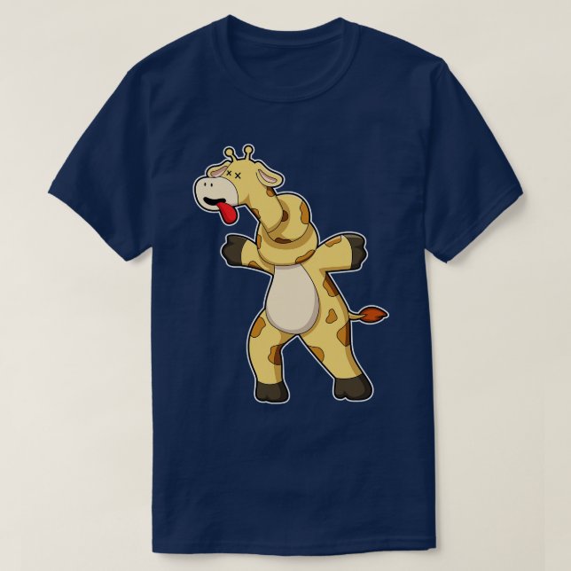 Camiseta Girafa com Nó no Pescoço (Frente do Design)