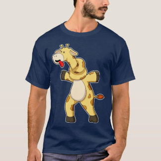 Camiseta Girafa com Nó no Pescoço