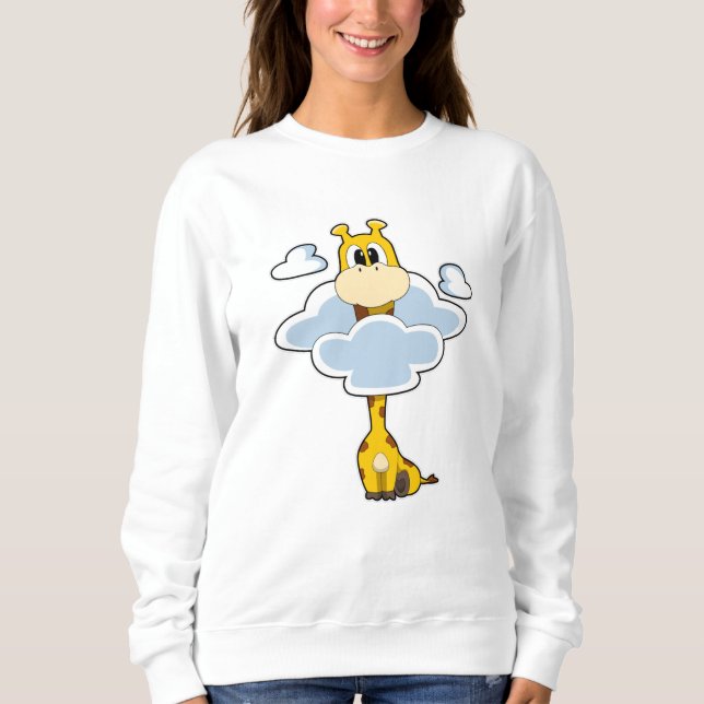 Camiseta Girafa com Nuvens (Frente)