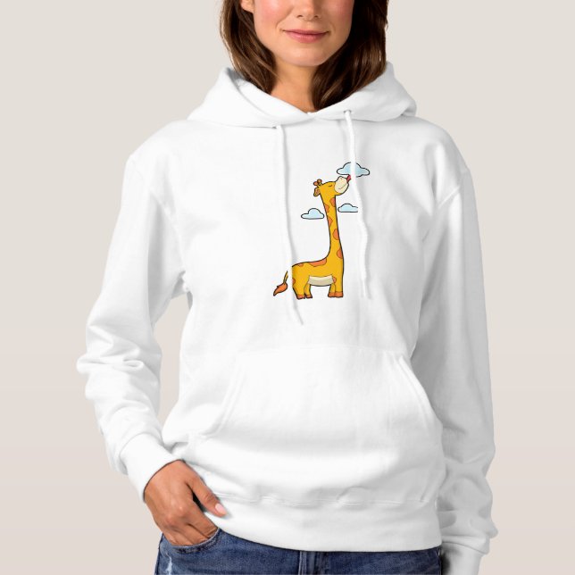 Camiseta Girafa com Nuvens (Frente)