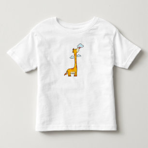 Camiseta Girafa com Nuvens