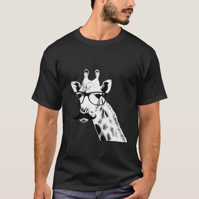 Camiseta Girafa com óculos (Frente)