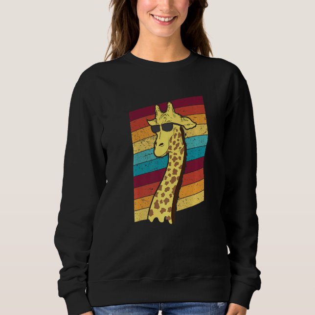 Camiseta Girafa com retrô de África (Frente)