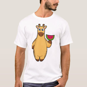 Camiseta Girafa comendo melancia