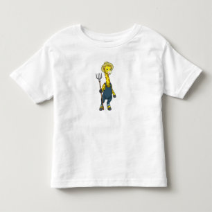 Camiseta Girafa como agricultor com Pitchfork
