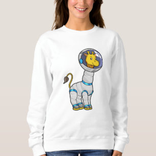 Camiseta Girafa como Astronauta em esfera de vidro