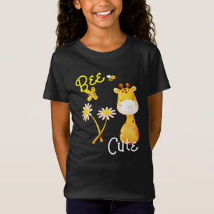 Camiseta Girafa-de-abelha-branca