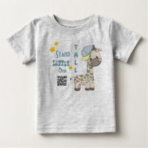 Girafa de Bebê Cartoon Personalizada