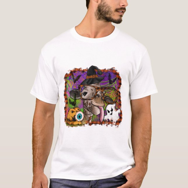 Camiseta Girafa de Halloween (Frente)