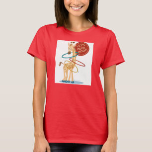 Camiseta Girafa de Hooping do pescoço: T da neutralizaçã