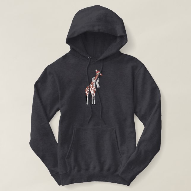 Camiseta Girafa de inverno (Frente do Design)
