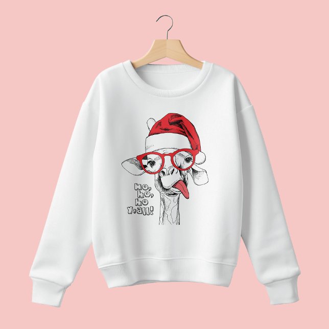 Camiseta Girafa de Natal hipster | Feriados (Criador carregado)