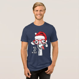 Camiseta Girafa de Natal hipster | Feriados