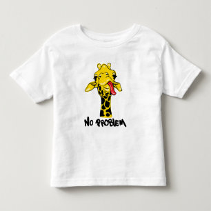 Camiseta Girafa Despreocupada: Atitude Sem PROBLEMA