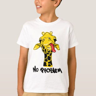 Camiseta Girafa Despreocupada: Atitude Sem PROBLEMA