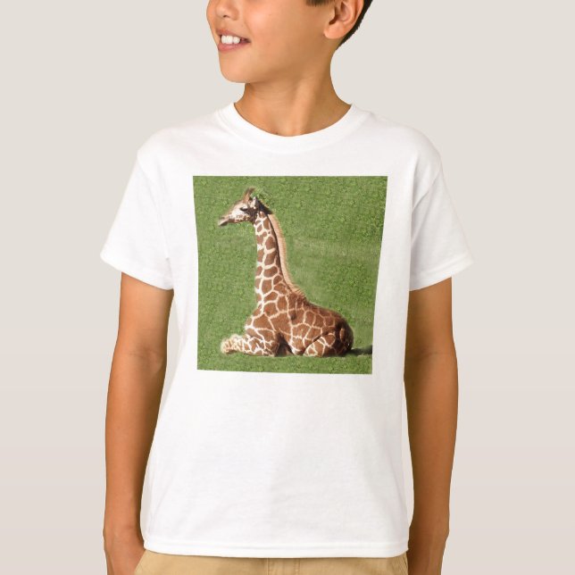 Camiseta Girafa do bebê (Frente)