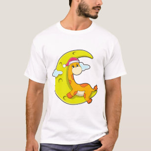 Camiseta Girafa dormindo com lua