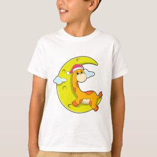 Camiseta Girafa dormindo com lua