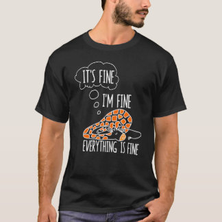 Camiseta Girafa Dormindo Tudo Bem Estou Bem Tudo Está Bem 