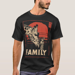 Camiseta Girafa e bezerro - Altas Graças e Tender Safari