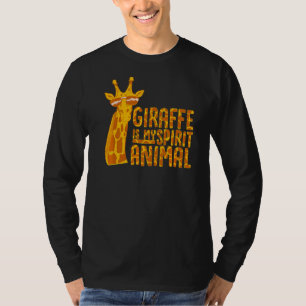 Camiseta Girafa É Minha Garota De Animais