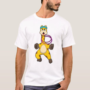 Camiseta Girafa em Malhação com anel Swing