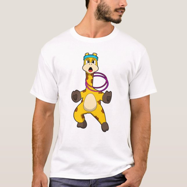 Camiseta Girafa em Malhação com anel Swing (Frente)