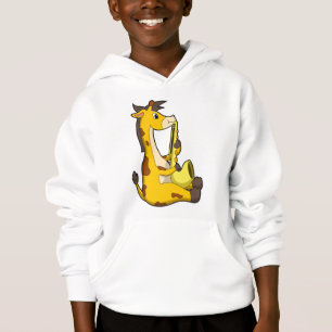 Camiseta Girafa em Música com Saxofone.PNG