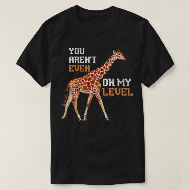 Camiseta Girafa Engraçada Lover Gift Giraffe 1 (Frente do Design)