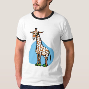 Camiseta Girafa engraçado