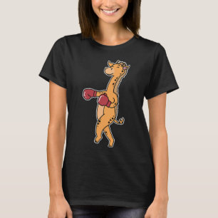 Camiseta Girafa faz boxing