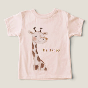 Camiseta Girafa Feliz