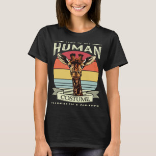 Camiseta Girafa, figurino humano Girafas, na África