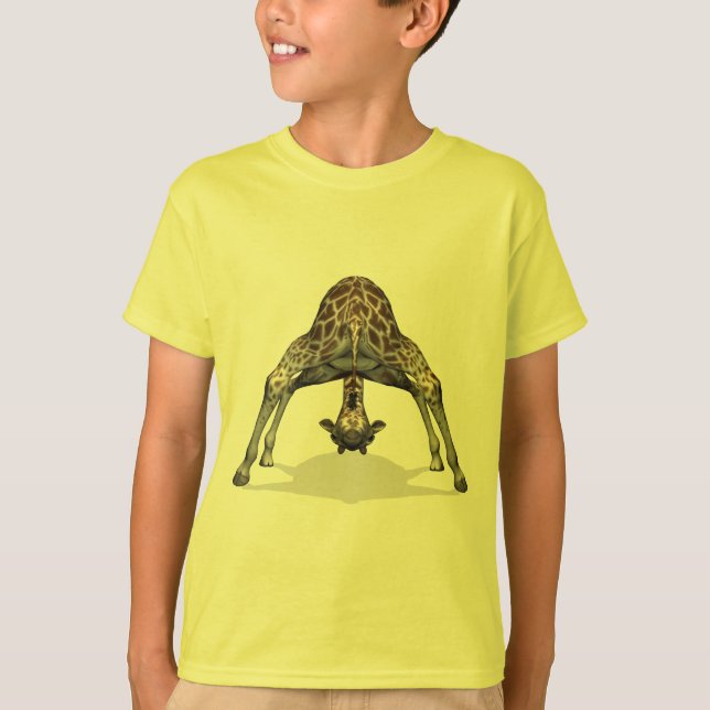 Camiseta Girafa flexível (Frente)