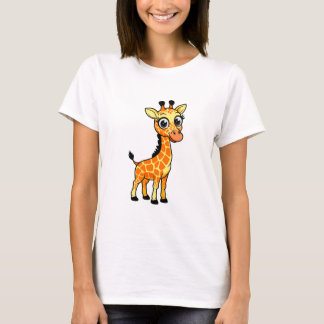 Camiseta girafa fofa