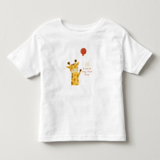 Camiseta Girafa Fofa com Balão – Um Pouco de Alegria para V