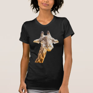 Camiseta Girafa Fofa Moderna Divertida Vida Selvagem
