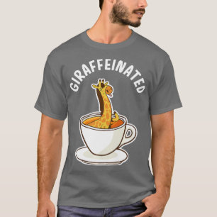 Camiseta Girafa Girafeinada E Cafeine Giraffe Safari