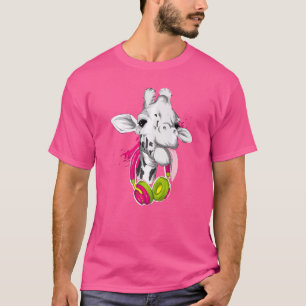 Camiseta Girafa Gráfica Girafa Legal