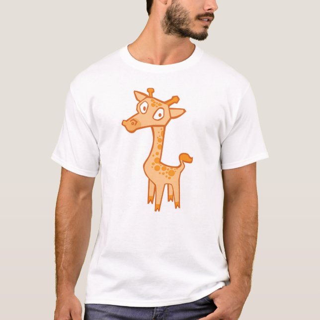 Camiseta Girafa - laranja (Frente)