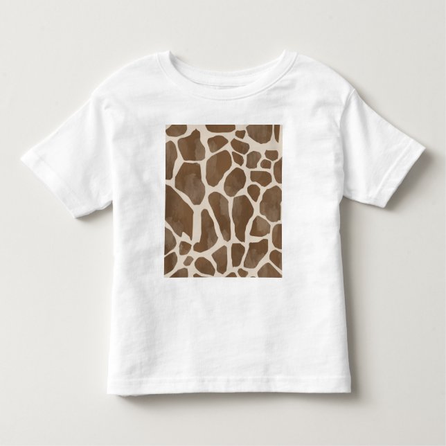 Camiseta Girafa Localiza Padrão Impressão (Frente)
