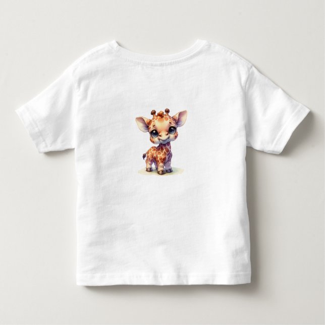 Camiseta Girafa muito bonita (Verso)