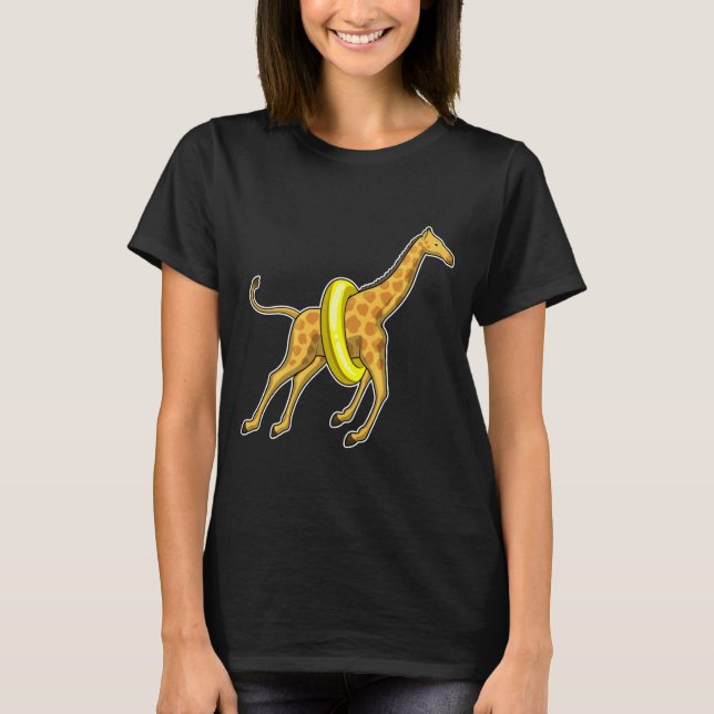 Camiseta Girafa Nadando (Frente)