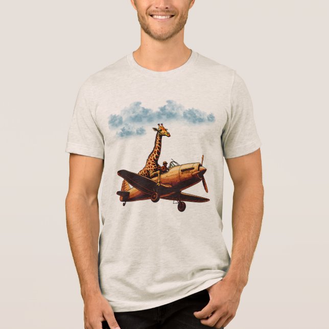 Camiseta Girafa no avião (Frente)